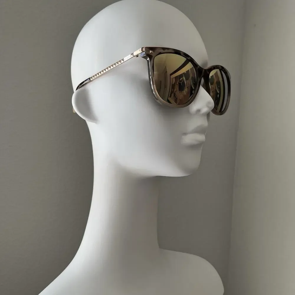 Guess Sunglasses Mirror Style Animal print frame, round shape, lightweight
